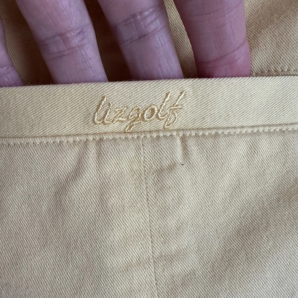 Lizgolf Bermuda Yellow Women’s 8 Golf Shorts Pockets Style LBMU2377 - Picture 3 of 11